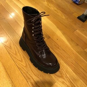 NWB - Sam Edelman Circus NY Lolita patent leather combat boot